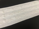 Pencil Pleat Curtain Heading Tape 75mm (3" inch) Economy - Plain White - 10meter-Curtains Supplies Direct