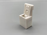 Cord Lock for Metal Cord Baton w/ Screws - Brass Gear-Curtains Supplies Direct