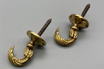 Athena Golden Tie Back Hook - Large - Pack of 4-Curtains Supplies Direct