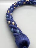 Pair of Indigo Twisted Contemporary Tie Backs - by Jones® - Pair - Curtains Supplies Direct