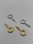 Wire Curtain Eyelet 30mm Large (Gold / Silver) - Various Pack Size - Heavy Duty-Curtains Supplies Direct