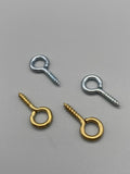 Wire Curtain Eyelet 30mm Large (Gold / Silver) - Various Pack Size - Heavy Duty-Curtains Supplies Direct
