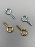 Wire Curtain Eyelet 30mm Large (Gold / Silver) - Various Pack Size - Heavy Duty-Curtains Supplies Direct