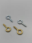 Wire Curtain Eyelet 30mm Large (Gold / Silver) - Various Pack Size - Heavy Duty-Curtains Supplies Direct