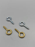 Wire Curtain Eyelet 30mm Large (Gold / Silver) - Various Pack Size - Heavy Duty-Curtains Supplies Direct