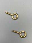 Wire Curtain Eyelet 30mm Large (Gold / Silver) - Various Pack Size - Heavy Duty-Curtains Supplies Direct