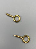 Wire Curtain Eyelet 30mm Large (Gold / Silver) - Various Pack Size - Heavy Duty-Curtains Supplies Direct