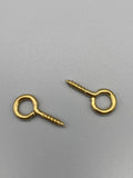 Wire Curtain Eyelet 30mm Large (Gold / Silver) - Various Pack Size - Heavy Duty-Curtains Supplies Direct