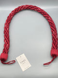 Pair of Red Twisted Contemporary Tie Backs - by Jones® - Pair