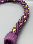 Pair of Purple Twisted Contemporary Tie Backs - by Jones® - Pair - Curtains Supplies Direct