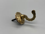 Rosaline Golden Tie Back Hook - Metal - Pack of 4-Curtains Supplies Direct