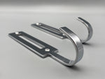 Modern Tie Back Hooks - Chrome Finish - Pack of 2 - Curtains Supplies Direct