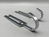 Modern Tie Back Hooks - Chrome Finish - Pack of 2 - Curtains Supplies Direct