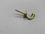 Brass Ball-End Tie Back Hook - Large - Pack of 4-Curtains Supplies Direct