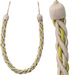 Pair of Moss Twisted Contemporary Tie Backs - by Jones® - Pack of 2 - Curtains Supplies Direct