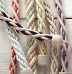 Pair of Cascade Twisted Contemporary Tie Backs - by Jones® - Pack of 2 - Curtains Supplies Direct
