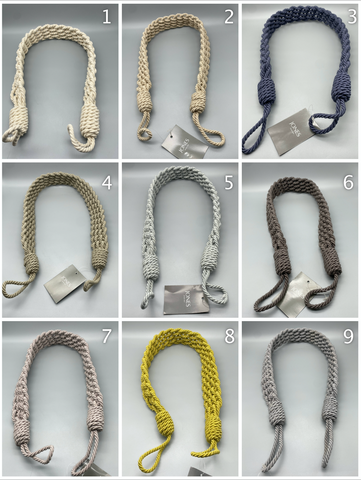 Artisan Tie-band Curtain Tieback Bands - Various Colours & Designs - Pack of 1 - Curtains Supplies Direct