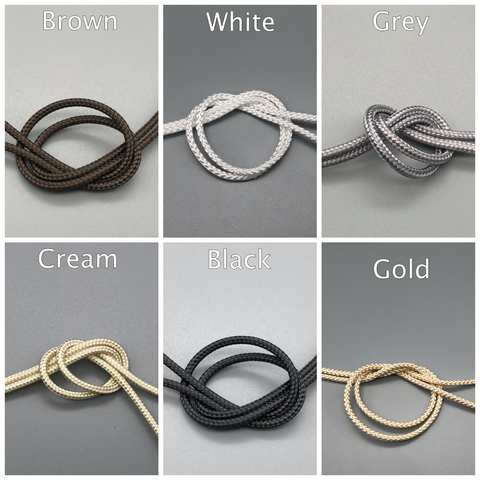 20mtr x 2mm Pre-stretched Cords - Various Colours-Curtains Supplies Direct
