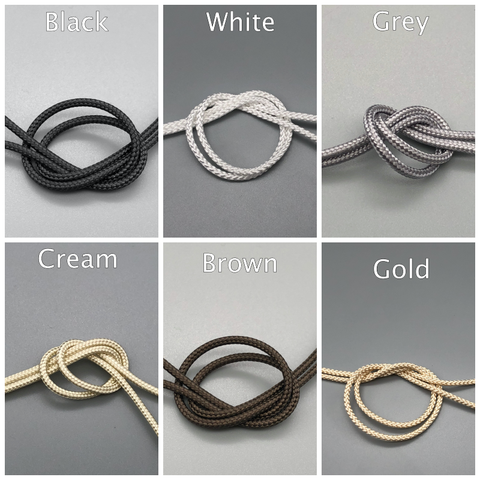 20mtr x 1.4mm Pre-stretched Cords - Various Colours-Curtains Supplies Direct