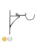 Handcrafted 48/50mm Pole Adjustable Metal End Bracket