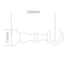 Handcrafted Florentine 48mm Pole Extension Bracket
