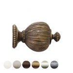 Handcrafted Florentine 48mm Pole Pleated Finial