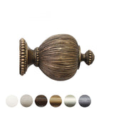 Handcrafted Florentine 48mm Pole Pleated Finial