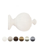 Handcrafted Florentine 48mm Pole Pleated Finial