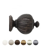 Handcrafted Florentine 48mm Pole Pleated Finial