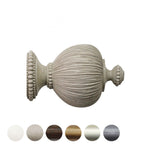 Handcrafted Florentine 48mm Pole Pleated Finial