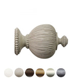 Handcrafted Florentine 48mm Pole Pleated Finial