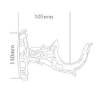 Handcrafted, Florentine 48mm Collection, Acanthus Bracket