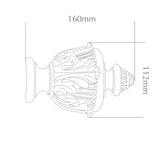 Handcrafted Florentine 48mm Pole Acanthus Finial