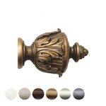 Handcrafted Florentine 48mm Pole Acanthus Finial