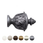 Handcrafted Florentine 48mm Pole Acanthus Finial