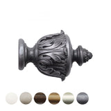 Handcrafted Florentine 48mm Pole Acanthus Finial