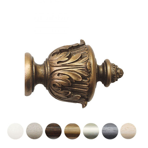 Handcrafted Grande 63mm Pole Acanthus Finial