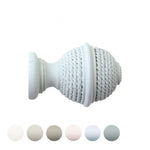 Handcrafted, Seychelles 40mm, Woven RopeFinial