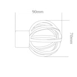 Lunar 28mm, Cage Finial