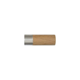 Lunar 28mm, Oak Barrel Finial, Matt Nickel
