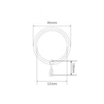 Quartz Sample Pole Antique Brass 60cm
