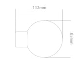 Strand 35mm Collection, Light Oak Ball Finial