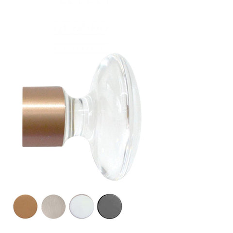 Strand 35mm Collection, Clear Disc Finial