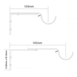 Quartz 28mm Complete Pole Kit