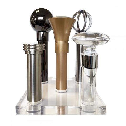 Strand 35mm Collection, Metal and Acrylic Pole Block