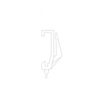 U30913X Universal PVC Track Gliders x 10pcs
